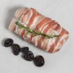Pollo lardellato con castagne