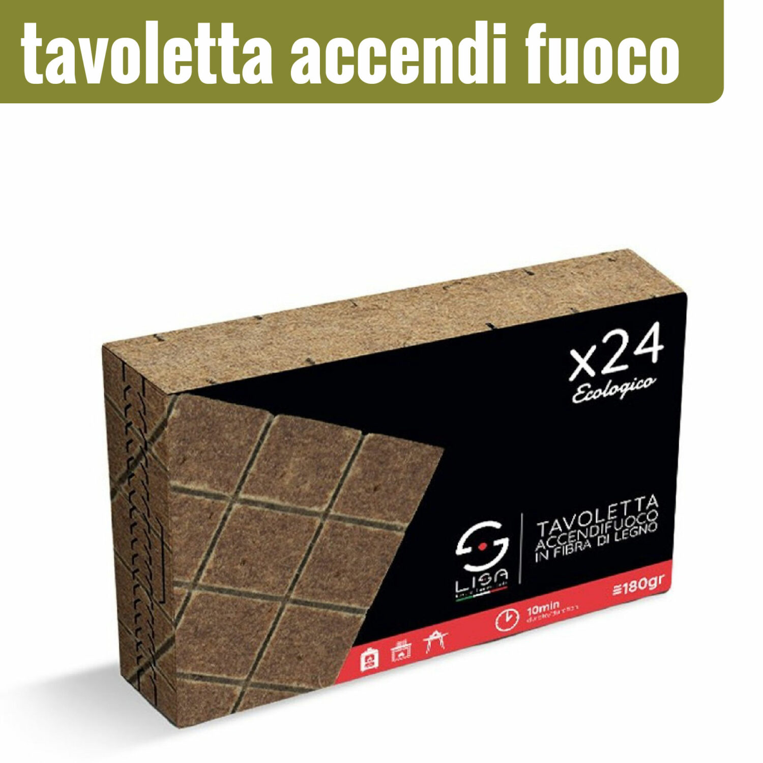 Macelleria Properzio Kit Arrosticini Abruzzesi 1 Tavoletta Accendifuoco