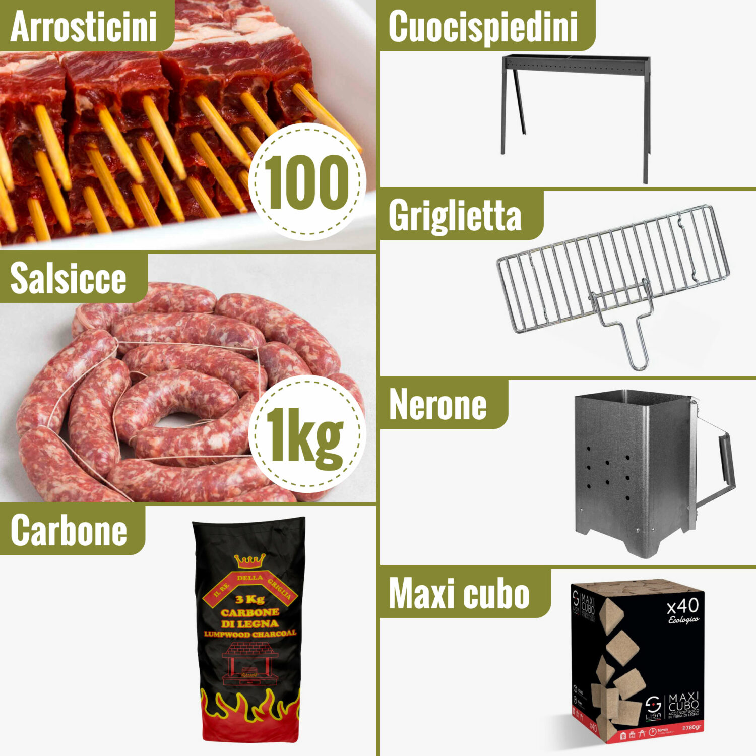 Kit Arrosticini Abruzzesi
